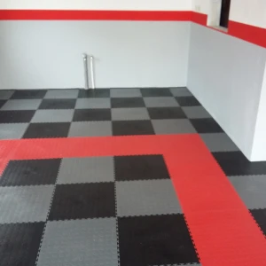 Interlocking Garage Floor Tiles Design PVC Coin Top Modular Garage Floor Tile