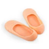 Invisible anti slip breathable silicone moisturizing gel heel socks