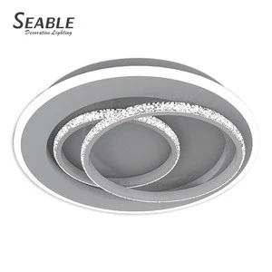 IR dimmable function white modern design acrylic adjust led ceiling lighting