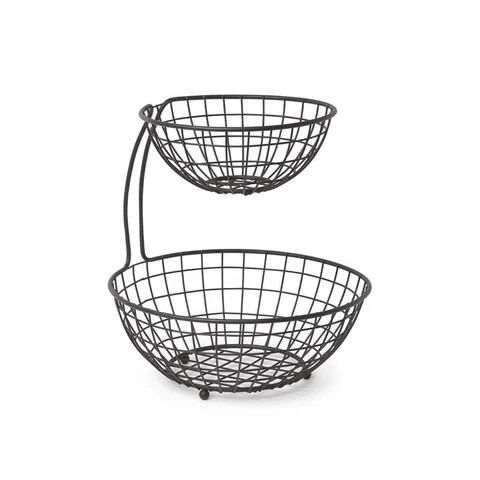 Buy Iron Desktop Fruit Object Basket Metal Wire Storage Baskets Snack ...