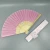 Import Ivory White Handheld Folded Wedding Favor Souvenirs Guests Gift Party Favors wedding Bamboo fabric Hand Fan with Gift Box from China