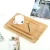 Import Japanese bamboo rectangular solid wood household water cup tray wood western food bread plate wood plate from China