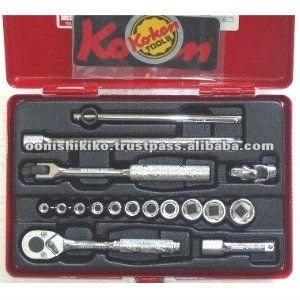 Japanese Koken 16ps Tool Hand Hex Bit Professional Keys Socket Set