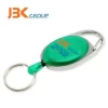 JBK retractable cord pull reels key chain holder with key ring