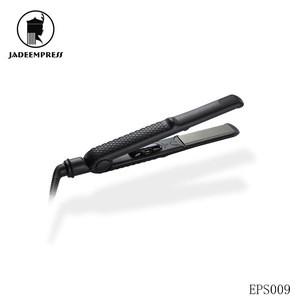 Jet Black Magic Shine Hair Straightener Flat Hair Straightener and Curling Iron with LED Titanium Hair Straightener EPS009