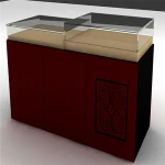 jewelry store furniture wooden mirrored jewelry cabinet used jewelry showcases
