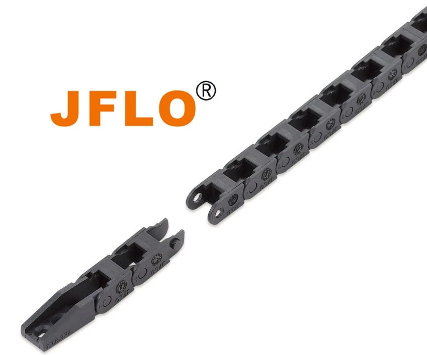 JFLO micro series of 7mm cable chain,flexible drag tray