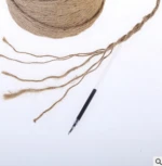 Jute made in china multi-functions braided twisted jute yarns