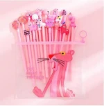 Kawaii Pencel Case Basket Pink Pen Holder Stationery Desk Tool For Children
