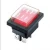 KCD4 -201 lighted red welding machine/illuminated  t85 silver copper contacts 4pins rocker switches