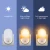 Import Kids Children Light Sensor LED Night Light Lamp Plug in Warm White and Cold White Color for Option from Japan
