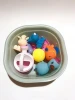 Kids Learning Toys Baby Shower Bath Toy Floating Custom Bath Animal in Mini Tub Bath Toy Set