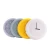 Import King Style Modern design Fashion  wall clock Round shape Recycle PET Felt Yellow color decorate wall clock from China
