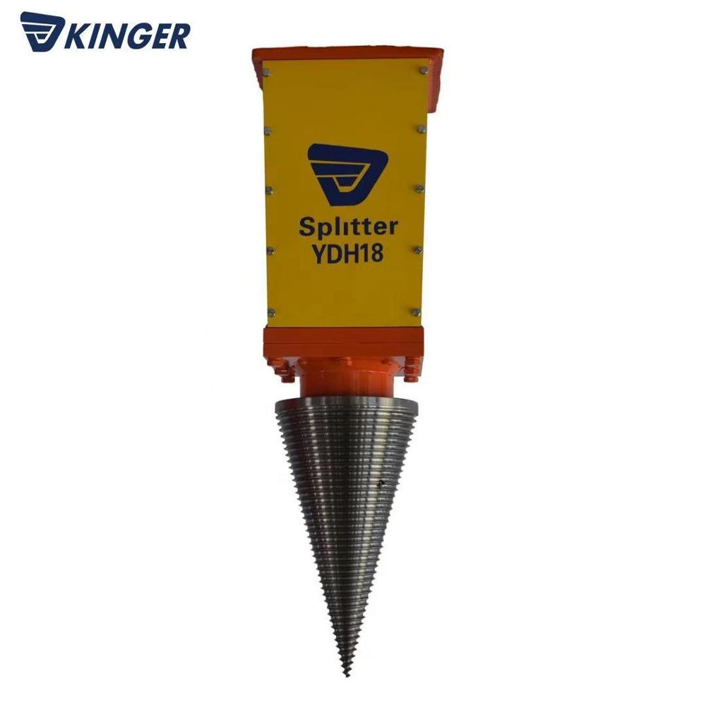 Buy Kinger Excavator Hydraulic Wood Log Splitter Firewood Splitting ...