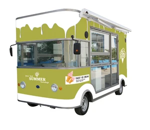 Kitchen Cooking Mobile Food truck /food trailer cart / ice cream cart