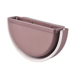 Kitchen Folding trash can Semi-circular car trash Household wall-mounted living room bathroom debris storage
