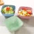 Import Kitchen Food-grade Plastic Smooth Surface Square Fruit Snack Candy Salad Plate Basket Tableware Fruit Food Bowls from China
