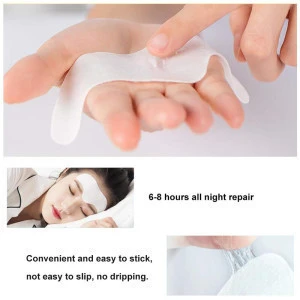Korean Anti Aging Anti Wrinkle Overnight Smoothing Lifting Hydrating Hydrogel Collagen Forehead  Patch Mask for Men and Women