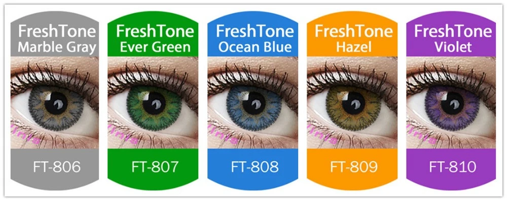 Korean coloured contact lenses FreshTone Impressions circle lenses