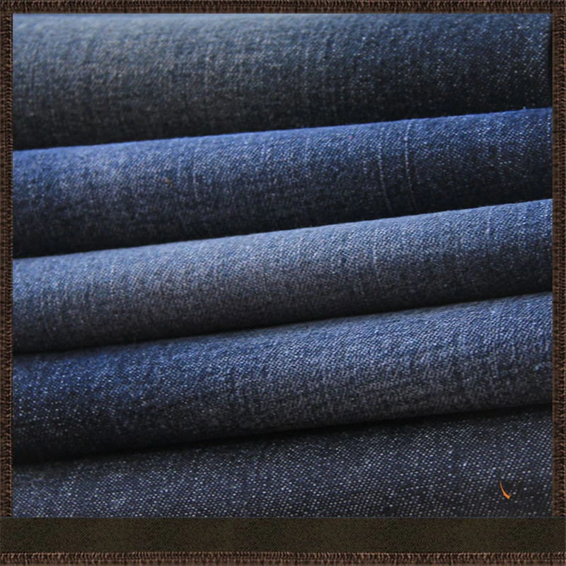 Korean market 2020 Keqiao wholesale price denim 10.5 oz dark blue cotton denim fabric