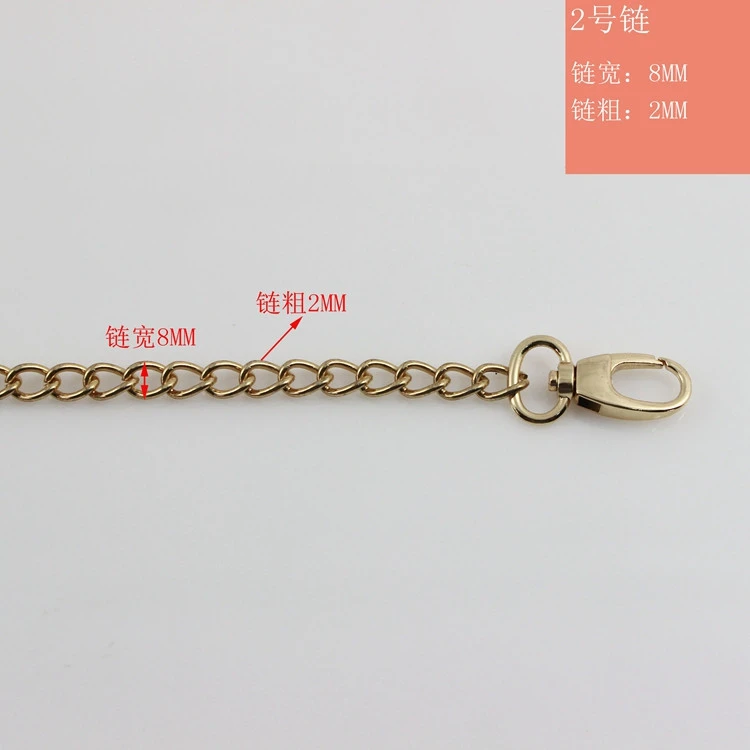 lady bag chain accessories with shoulder bag chain worn bales chain belt for bags
