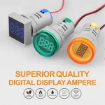 LANBOO  22mm Mini Digital  display Ammeter  Panel Amp Current Meter