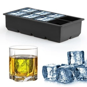 Large Square Ice Cubes silicone ice cube tray
