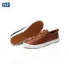 Latest Fashion Customized White Brown Black PU Leather 40-46 Size Mens Lace Up Casual Shoes