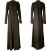 Latest new design fashion butterfly abaya for women Great for layering and an adaptable piece abaya sale Military Green abaya