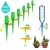 Import Latest upgrades Adjustable spikes taper watering plants automatic houseplant  with Screw Valve-12 Pack from China