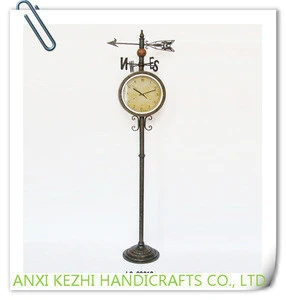 LC-89209 high quality grandfather gift antique metal floor stand clock