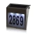 Import Led Stainless Steel Solar Powered House Door Number Outdoor Wall Plaque Light. from China