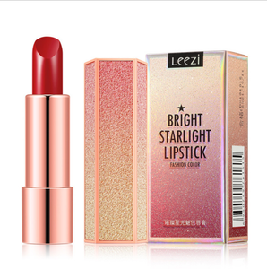 Leezi New Fashion Wholesale Matte Innovation Lip stick  Glitter Llip Gloss Long Lasting Lipstick