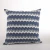 Import Linen Blend Printed Zig Zag Design Throw Pillow 20 inch Square Cushion Cover Couch Sofa Decorative Pillow Case from China