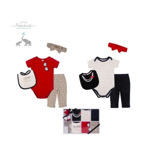 Little Treasure Clothing Gift Set 8 PK - Whole Body Clothes for Newborn Baby Cotton Fabric No. 77015