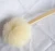 Import Long Handle Wooden Bath Brush Shower Body Brush with Loofah Mesh for Skin Exfoliating, Back Sponge Scrubber for Men and Women from China