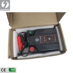 Long Warranty 10KM Poultry Farm Battery Portable Fence Electric With Led Display Electric Fencing Energizer