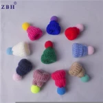 Lovely Knits Hat Christmas Mini Hat Pompom Hat