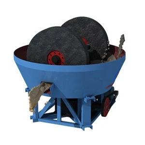 low investment Two Rollers Wet Pan Mill for Sudan gold mining plant