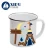 Import Low MOQ Full color printing enamel drinkware from China