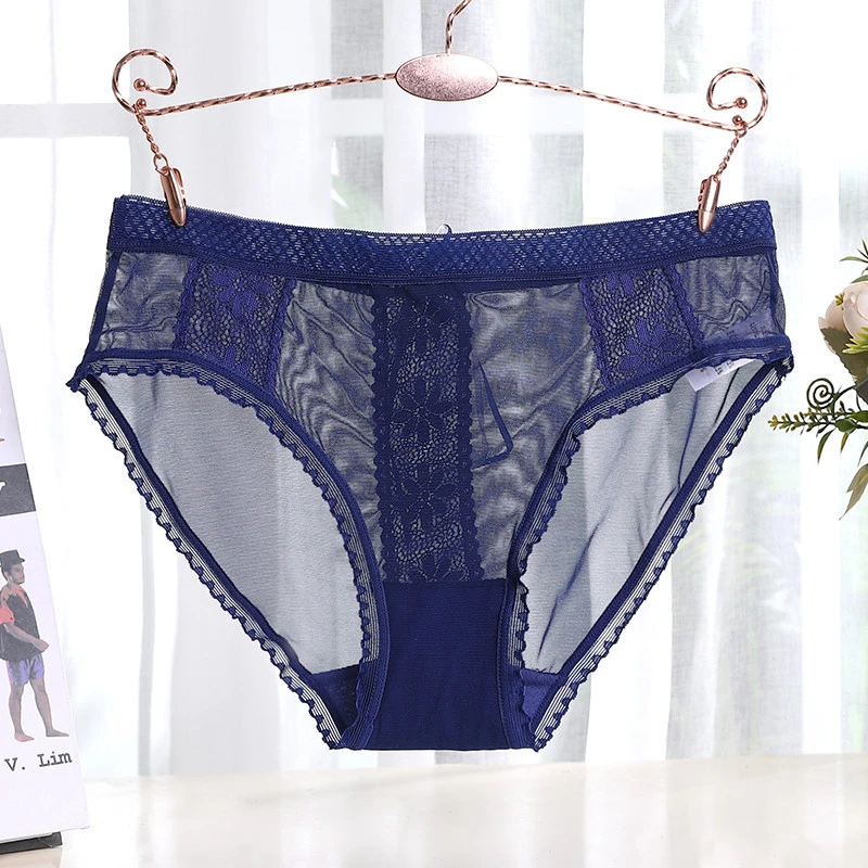 Buy Low Waist Plus Size Underwear Women Panty Sexy Women's Panties Sexy  Transparent Lace Traceless Ladies Underwear Panties from Jiaxing Auger  Import & Export Co., Ltd., China