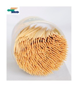 lowest price double pointed plastic green bottle packed buy bulk toothpick