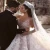 Import Luweiya Gorgeous Beaded Luxury Long Train Wedding Dress Bridal Gown Crystal Wedding Dress from China