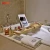 Luxury Bathroom Accessories Bamboo Luxury Bathtub Caddy Bath Tub Tray with Extending Sides