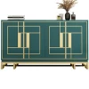Luxury Design Arabic Living Room Cabinet Lacquered Furniture Modern Console Table