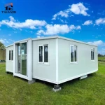 luxury living Prefab House 3 Bedroom modular container expandable homes prefab steel 20ft 40ft Expandable Container House Office