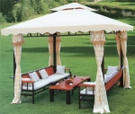 Luxury Patio Pavilion Metal Pop Up Tents Aluminum Garden Outdoor Gazebo