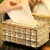 Import Luxury Rectangular Decorative Toliet Paper Box Container Napkin Dispenser  Facial Tissue Holder  Crystal Tissue Box from China