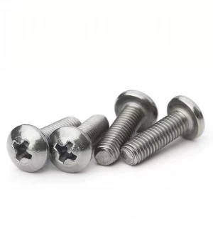 M3-M10 Factory Price half Round head Phillips screw/bolts using for Electroplating/chemical industry/electronic hardware etc