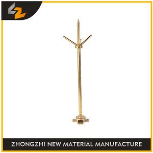Made in China hot sale brass material lightning rods